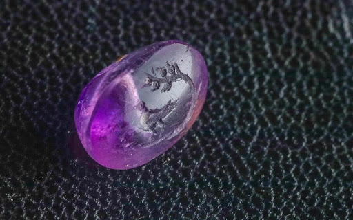 The recently discovered ancient amethyst seal