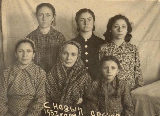 Crimean Tatar women in exile